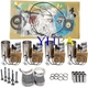 4B 3.9L Overhaul Rebuild Kit For Cummins Engine 6000 6500 8820 8830 450C 480E