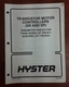 Transistor Motor Controllers (SR and SP) 2200 SRM 739 Hyster Manual, 1463744