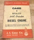 Case Model 310E Utility Crawler Diesel Engine Operators Instruction Manual