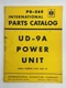 International Harvester UD 9A Power Unit Original Parts Manual Catalog