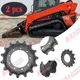 2x Drive Sprocket fits Kubota SVL75C SVL75-2 SVL75 SVL75-2C SVL65-2 V0511-21110