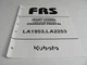Kubota Flat Rate Schedule Models LA1953 & LA2253 Front End Loaders