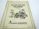 Allis Chalmers 5000 7000 Series Rear Mounted Cultivator Fold Up Operators Manual