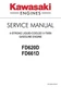 Kawasaki FD620D FD661D 4-Stroke Liquid Cooled V-Twin Engine Service Manual