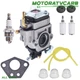 For Earthquake 300486 E43WC E43 E43CE MC43 MC43E MC43CE Chainsaw Carburetor Kit