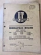 Minneapolis-Moline Shop Manual,  Series G-VI, G-705, G-706, G-707, G-708, G900,