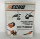 ECHO Safety Manual Grass / Weed Trimmer / Brushcutter & Clearing Saw Brochure
