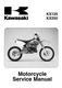 Kawasaki service manual 2003 KX125 & KX250, 2004 KX125 & KX250 & 2005 KX125
