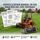 KUBOTA ZD18 ZD21 ZD25 ZD28 MOWER SERVICE REPAIR WORKSHOP MANUAL ON USB