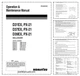 Komatsu D31EX D37EX D39EX PX-21 Dozer Operation and Maintenance Manual PDF
