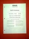 KOHLER 8 HP HORIZONTAL SHAFT ENGINE MODEL K181 PARTS MANUAL 2/85