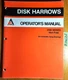 Allis-Chalmers 2500 Series Non-Fold Disk Harrow Owner Operator Manual 1505383 81