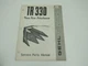 Gehl TR330 Three Row Attachment Service Parts Manual