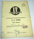 *Case 900B 600 & 500 Series Tractor I&T Shop Service Repair Manual 1959 C-10