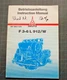 KHD DEUTZ F 3-6 L 912W Diesel Engine Operation Owner Manual book Operator guide