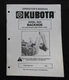 KUBOTA L3350 L3750 L4150 TRACTOR "4540" BACKHOE OPERATORS & PARTS CATALOG MANUAL
