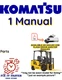 KOMATSU FG20H-12 FORKLIFT PARTS MANUAL PDF USB
