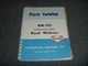 Blaw Knox RW-195 Hydrostatic Drive Road Widener Parts Catalog Manual xo