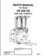 Yale OS030EA Pallet Jack Forklift Parts Catalog Manual PDF
