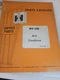 McCormick Parts Catalog HT-50 815 Combine IHC 1969