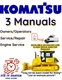 KOMATSU WD900-3 BULLDOZER OWNERS SERVICE ENGINE REPAIR MANUAL PDF ON USB