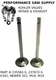 NEW INTAKE & EXHAUST VALVES SET, FITS KOHLER K321 K341 14HP 16HP M14 M16 ENGINES