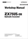 HITACHI ZAXIS ZX75US-5N Excavator Workshop Service Manual