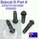 fits 4 x Bobcat Wheel Bolt Stud 6709170 A200 A300 A770 1600 2000 2400 2410 1213