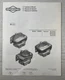Briggs & Stratton Engine Model 120000 625, 650, 675, 700, 725 Series Manual Only