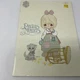 Vintage PRECIOUS MOMENTS Counted Cross Stitch Book THE LORD GIVETH PM-20 1986