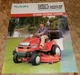 1991 kubota G1800/G1900/G2000 garden tractors brochure in very good shape used
