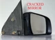 88-02 GMC CHEVY CADILLAC RIGHT PASSENGER REARVIEW DOOR MIRROR BLACK 15764748 OEM