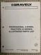 Gravely G Series Illustrated parts list Form 47594 (8-89) OEM NOS Very Nice