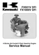 Kawasaki 2009 FX921V (DFI) FX1000V (DFI) Air Cooled V-Twin Engine Service Manual