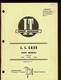 J.I. CASE I&T SHOP MANUAL MODEL  400 / 700B / 800B TRACTOR / C-9