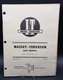 I&T Shop Service Manual Massey Ferguson MF-33 MF230 MF235 MF245 Maintenance Fix