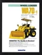 KOMATSU WA70-1 WHEEL LOADER 6 PAGE FOLDOUT BROCHURE