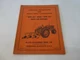Allis Chalmers WD-52 & WD-53 Pick-Up Plows Operating & Repair Parts Manual