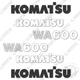 Fits Komatsu WA600-3 Decal Kit Wheel Loader - 7 YEAR OUTDOOR 3M VINYL!