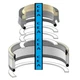 707-99-75400 Dump Cylinder Seal Kit Fits Komatsu WA500-1
