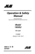 JLG 1850SJ Boom Lift Maintenance Operation Operators Manual 31220607