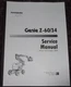 GENIE Z-60/34 Z-60 /34 AERIAL MAN-LIFT SERVICE SHOP REPAIR MANUAL S/N 1-1089 