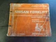 Nissan KH02 Forklift Parts Catalog Manual   C-F260U