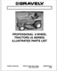 Gravely G Series Tractor 1990 Parts manual 46 pages comb bound Gloss Covers