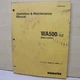 KOMATSU WA500-1LC Wheel Loader Owner Operator Operation Maintenance Manual Guide