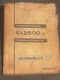Hitachi Ex2500-5 Hydraulic Excavator Operator Manual EM186-1-1