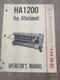 Gehl HA1200 Hay Attachment Operators Manual