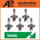 5x Head Lamp Light Bulb Lucas 12V H4 55W for Massey Ferguson 375E 382N Tractor