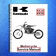 KAWASAKI KX125 KX250 Motorcycle Service Manual 1999-2002 - WIRE BOUND - COVERS
