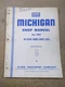 Clark Michigan FD-13500 Series Drive Axle Shop Manual No. 1987